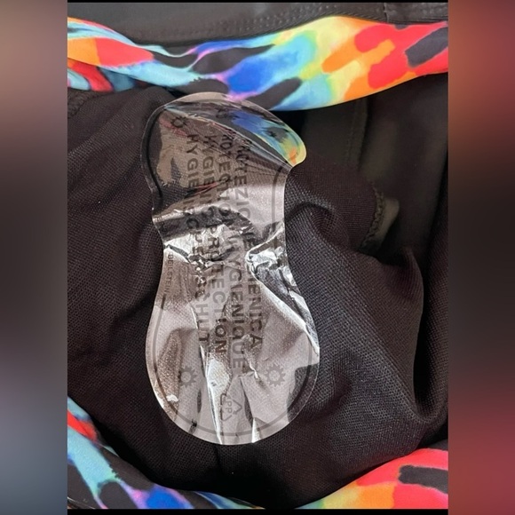 Tie dye Print Boy Short Bikini Size Large New - Picture 5 of 6